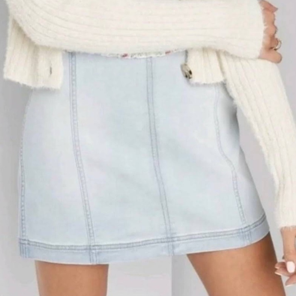 Wild Fable Light Wash Denim Skirt